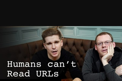 screenshot of Humans can't read URLs. How can we fix it?