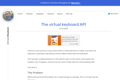 screenshot of The virtual keyboard API