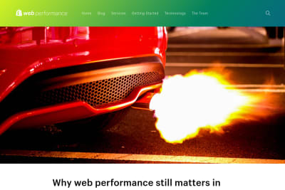 screenshot of Why web performance still matters in 2023