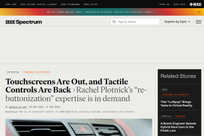 screenshot of Tactile Controls: Why Buttons Are Making a Comeback
