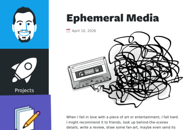 screenshot of Ephemeral Media