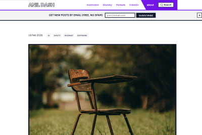 screenshot of How did we end up threatening our kids’ lives with AI?
