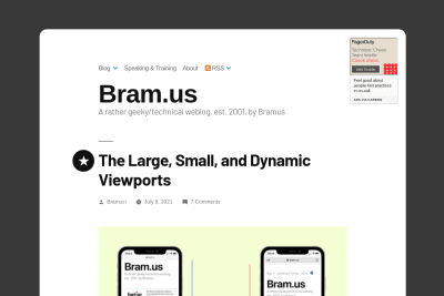 screenshot of The Large, Small, and Dynamic Viewports