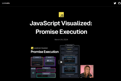 screenshot of JavaScript Visualized - Promise Execution