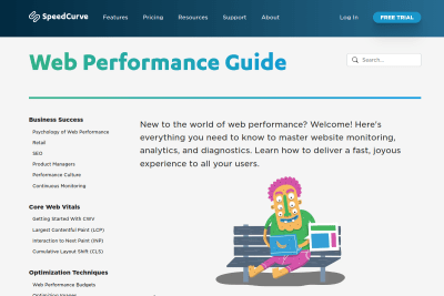 screenshot of Web Performance Guide