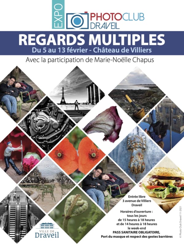 L'affiche de l'exposition photo « Regards multiples »