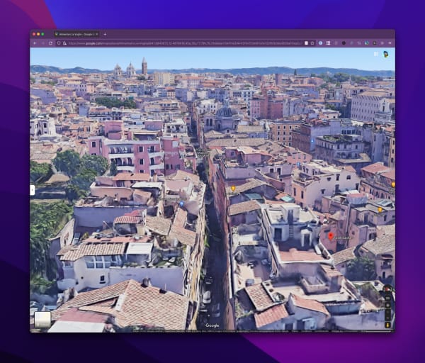 La vue 3D de Google Maps