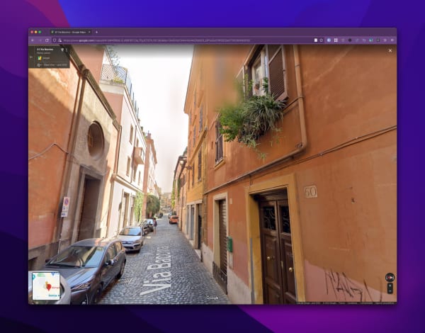 Street View à l'emplacement exact de ma photo