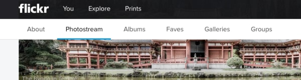 Flickr UI in English