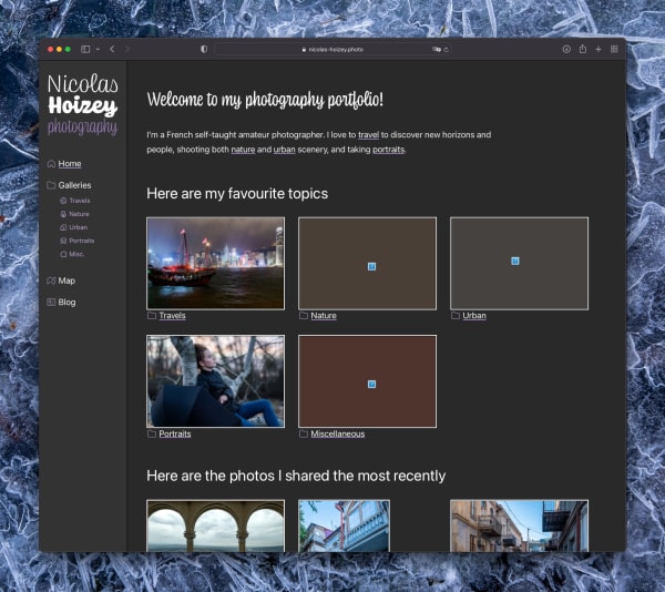 Some images are not loaded in this page