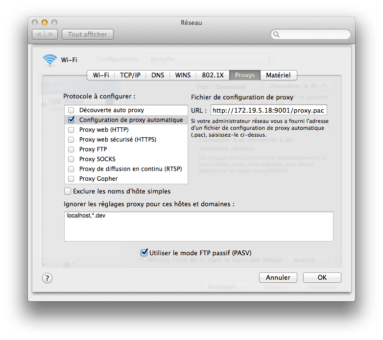 set proxy used by jvm for mac os 10