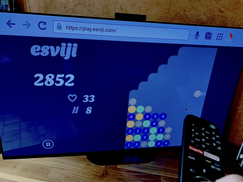 esviji played on an Android TV