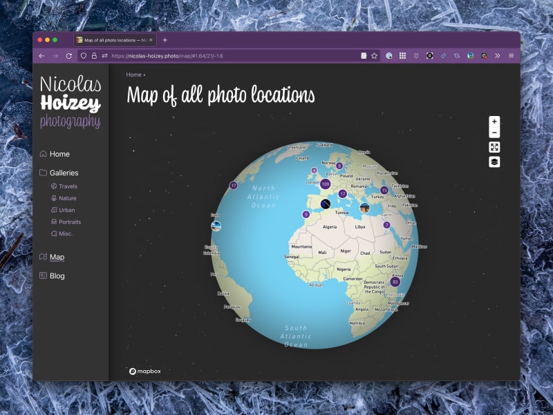 The interactive globe