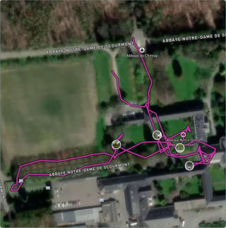 Carte de l'activité Balade à l'Abbaye Notre-Dame de Scourmont