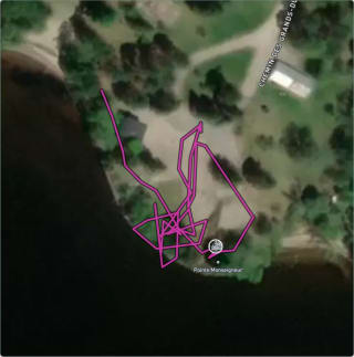 Carte de l'activité Pointe Monseigneur du Petit Lac Nominingue