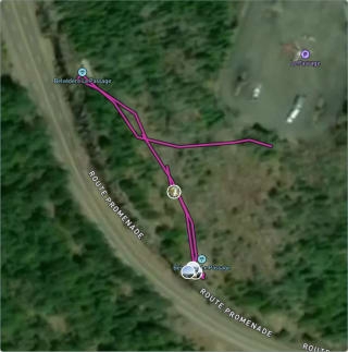 Carte de l'activité Parc national de la Mauricie - Belvédère Le Passage