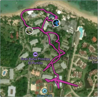 Carte de l'activité Balade dans le club Gran Bahia Principe El Portillo