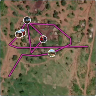 Carte de l'activité Visite d'un village Maasai