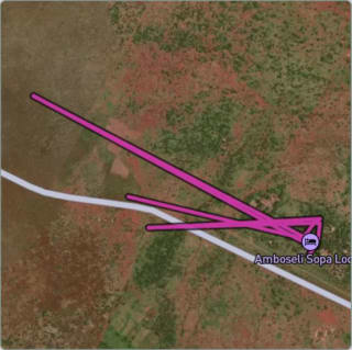 Carte de l'activité Installation dans l'Amboseli Sopa Lodge