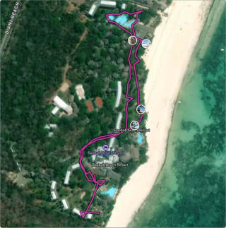 Carte de l'activité Promenade dans le Baobab beach resort