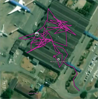 Carte de l'activité Départ de l'aéroport de Monbasa