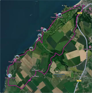 Carte de l'activité Randonnée sur la  Côte d'Albâtre