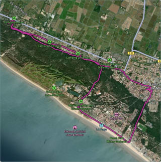 Carte de l'activité Tour à Saint-Jean-de-Monts