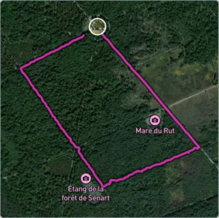 Carte de l'activité Course solidaire pour Les Enfants de la Terre