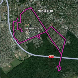 Carte de l'activité Première (petite) sortie avec le nouveau vélo gravel