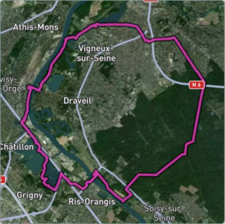 Carte de l'activité Autour de Draveil et Vigneux