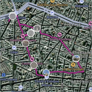 Carte de l'activité Balade déjeunatoire photographique