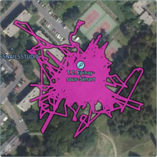 Carte de l'activité Tournoi d'Épinay en double - Tour 2 - Défaite