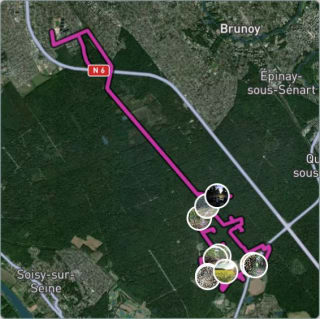 Carte de l'activité Celui qui découvrait la faune nocturne de la forêt