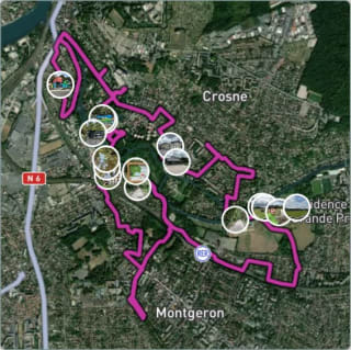 Carte de l'activité Bords de l’Yerres et prairie de Chalandray