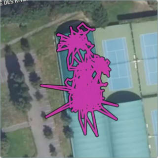 Carte de l'activité Un tennis amical pour finir la soirée