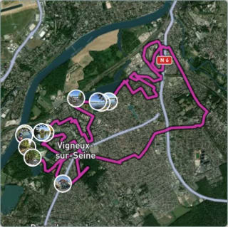 Carte de l'activité Tuilage intégral de Vigneux-sur-Seine