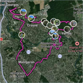 Carte de l'activité Garmin à l’ouest sur la durée de sortie estimée 🤦‍♂️