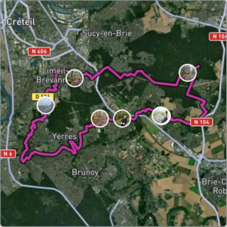 Carte de l'activité Sortie Gravel avec Hervé dans le Massif de l'Arc boisé