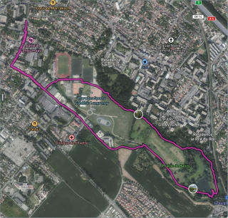 Carte de l'activité Balade vers le bassin de Balizy