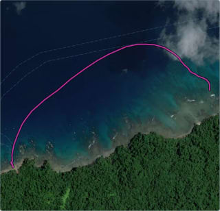 Carte de l'activité « Costa Rica - Accostage sur Isla del Caño »