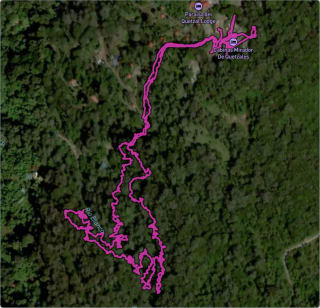 Carte de l'activité « Costa Rica - Trail dans la forêt de Dota »