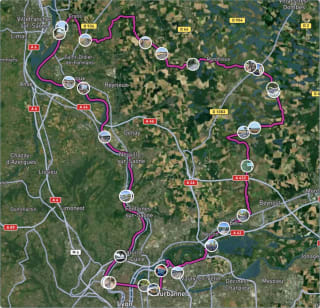 Carte de l'activité « Cyclo pour le Climat (C4C) de Villeurbanne »
