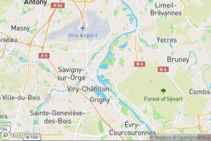 Map showing location of “Colorful edges” in Draveil, France