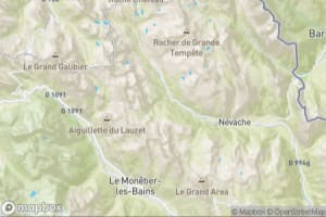 Map showing location of “Down to the valley” in Névache, France