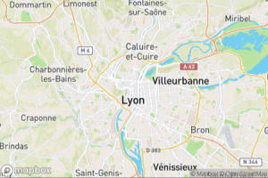 Map showing location of “In all its simplicity” in Lyon, France