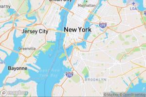 Map showing location of “Lower Manhattan” in New York City, United States of America