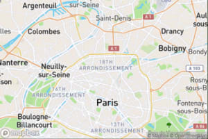 Map showing location of “The sinking building”