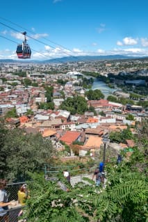 Gondola lift to Narikala fortress