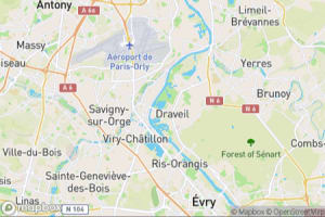 Map showing location of “An evening in Draveil after the rain” in Draveil, France