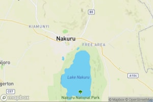 Map showing location of “Augur Buzzard” in Lake Nakuru National Park, Kenya